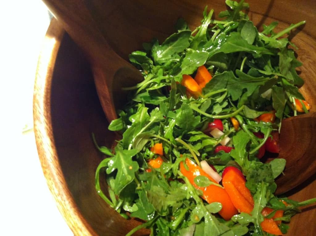 Arugula Salad with Sesame Vinaigrette