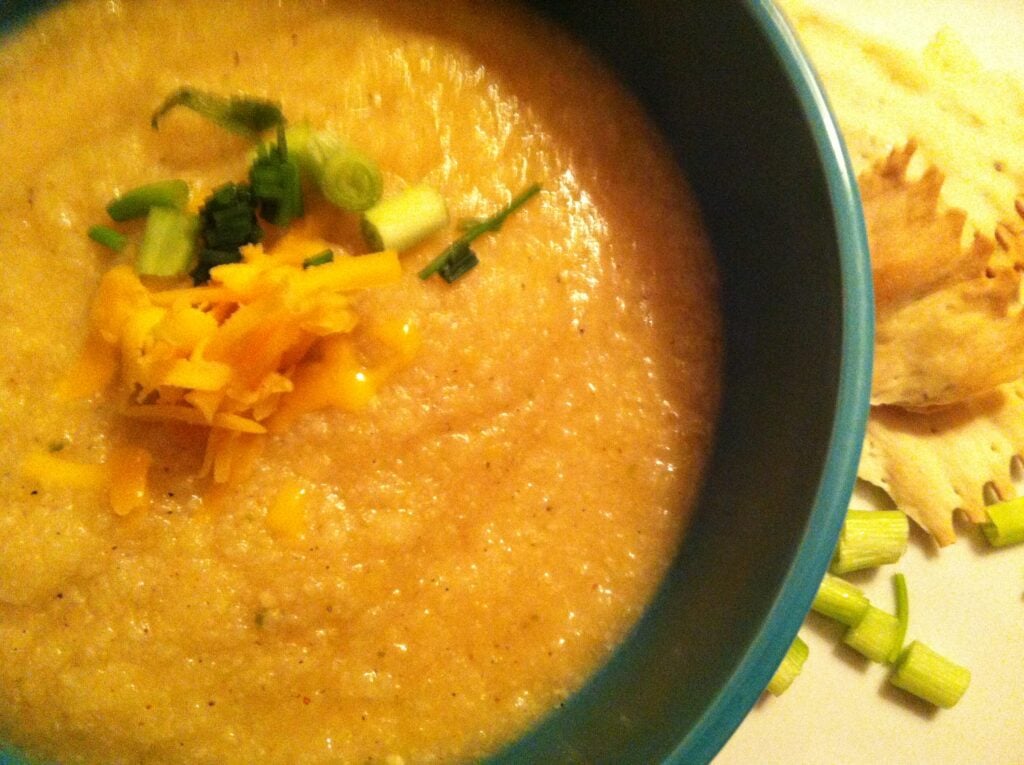 Skinny Baked Potato Soup