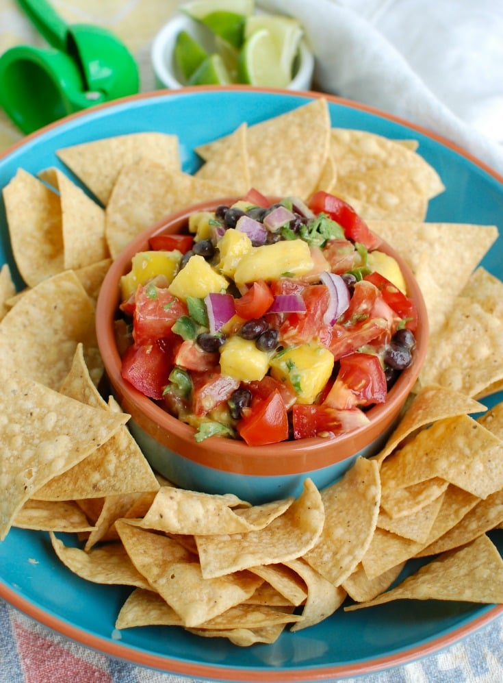 Mango and Black Bean Salsa