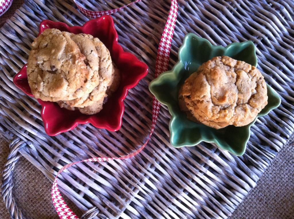 Peanut Butter Oatmeal Chocolate Chip Cookies