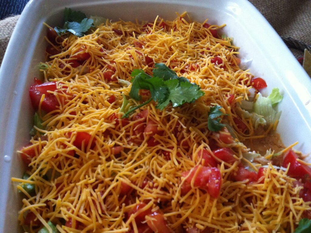 Skinny Seven Layer Dip