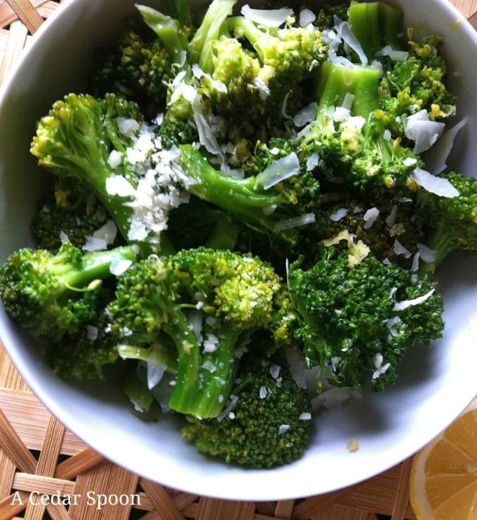 Lemon Parmesan Broccoli