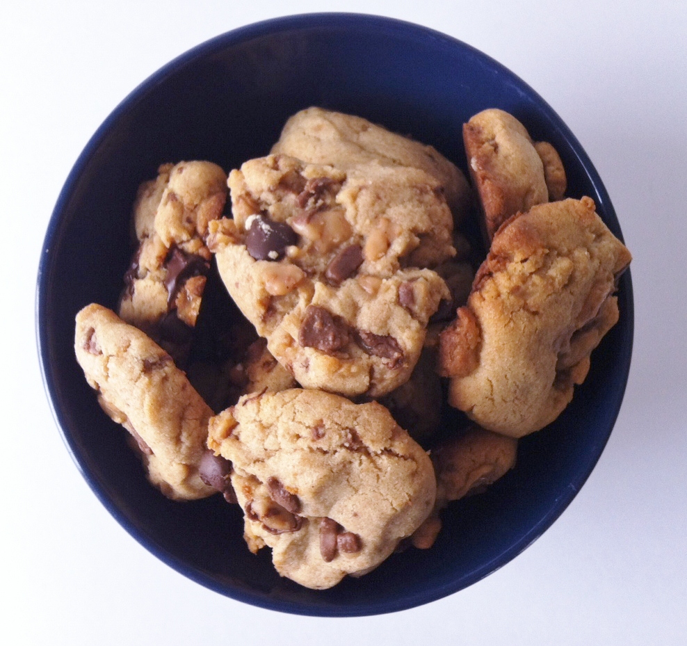 Peanut Butter Toffee Cookies