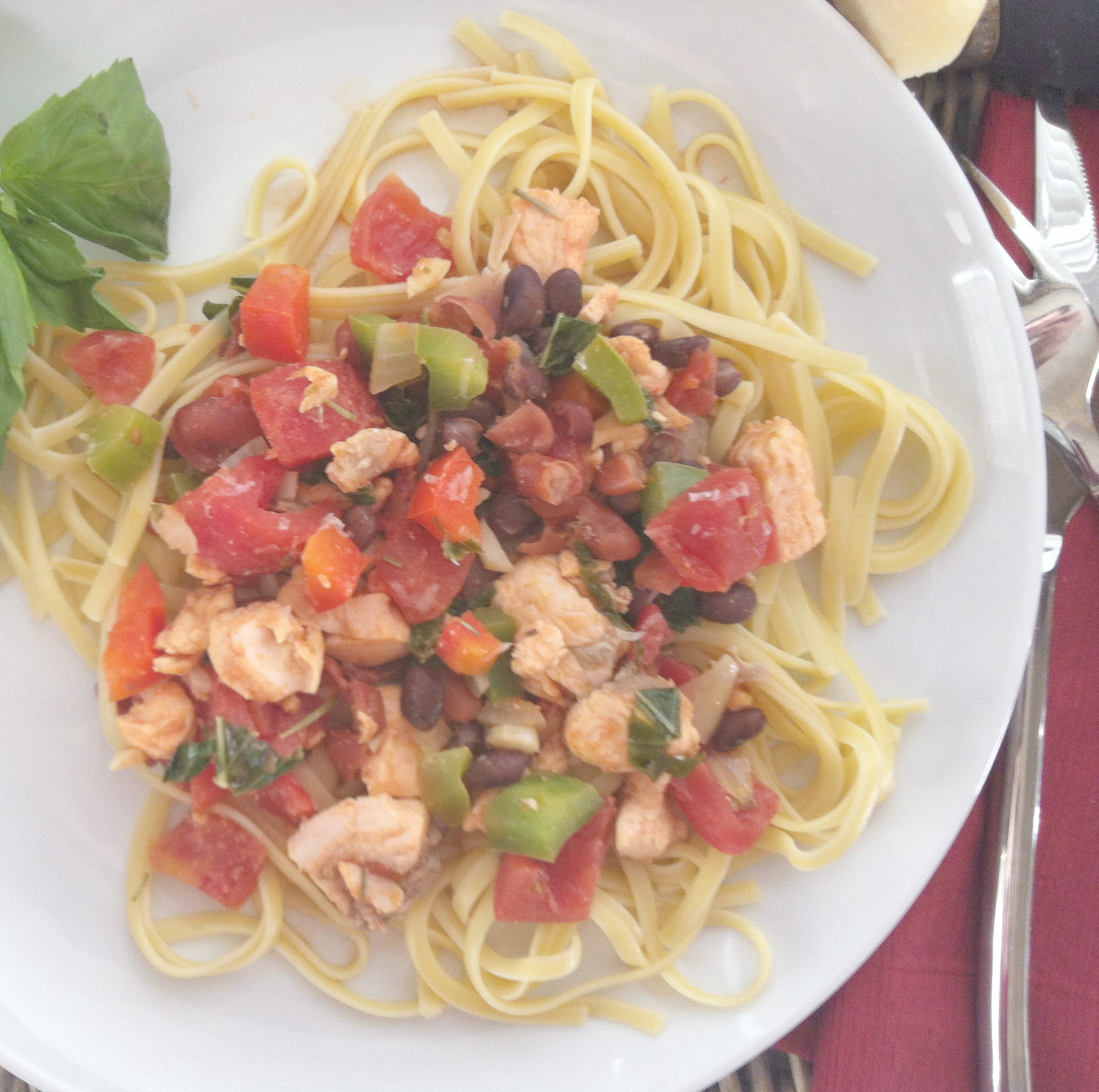 Salmon Linguine Recipe