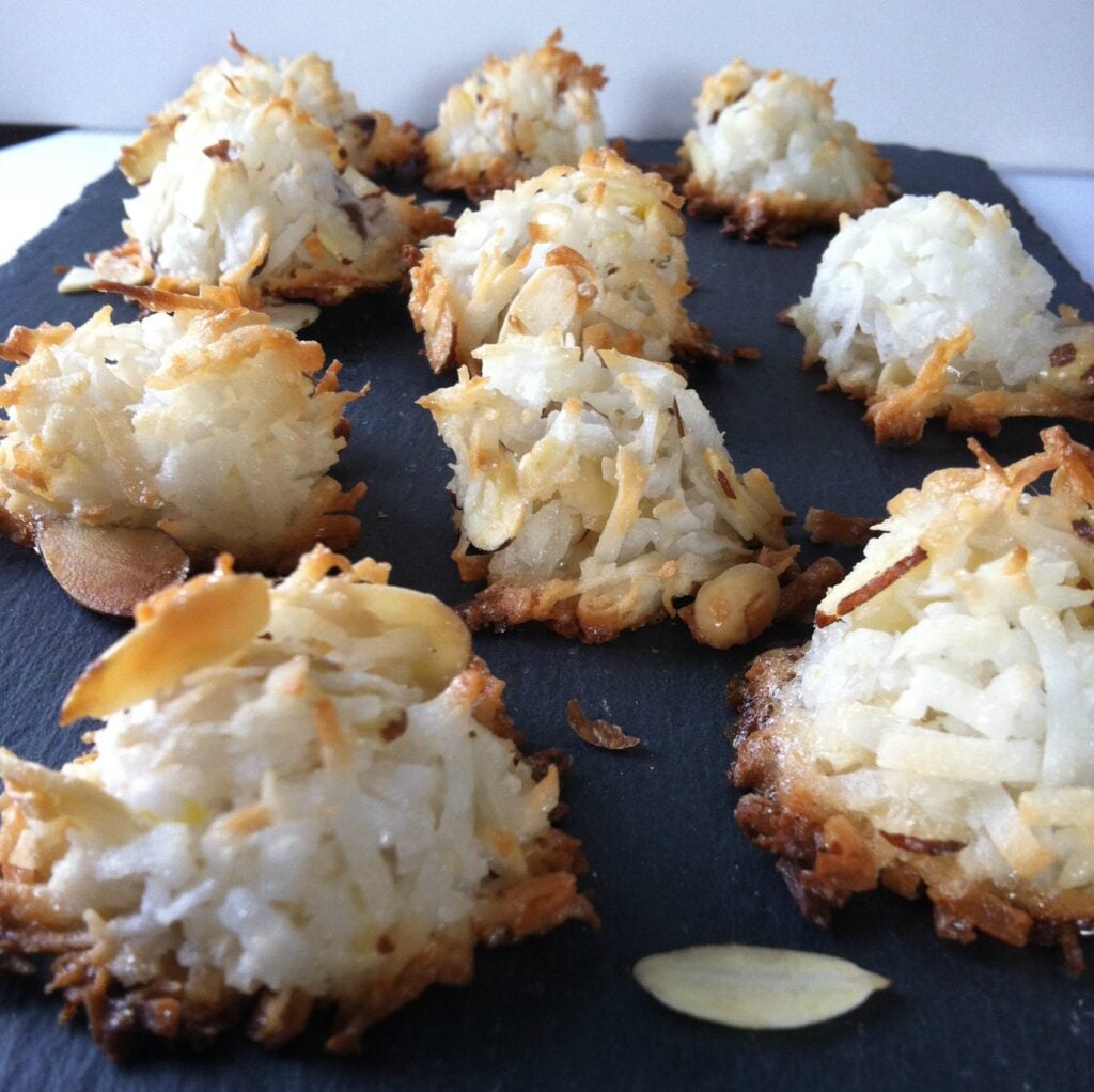 Lemony Almond Macaroons {gluten free}