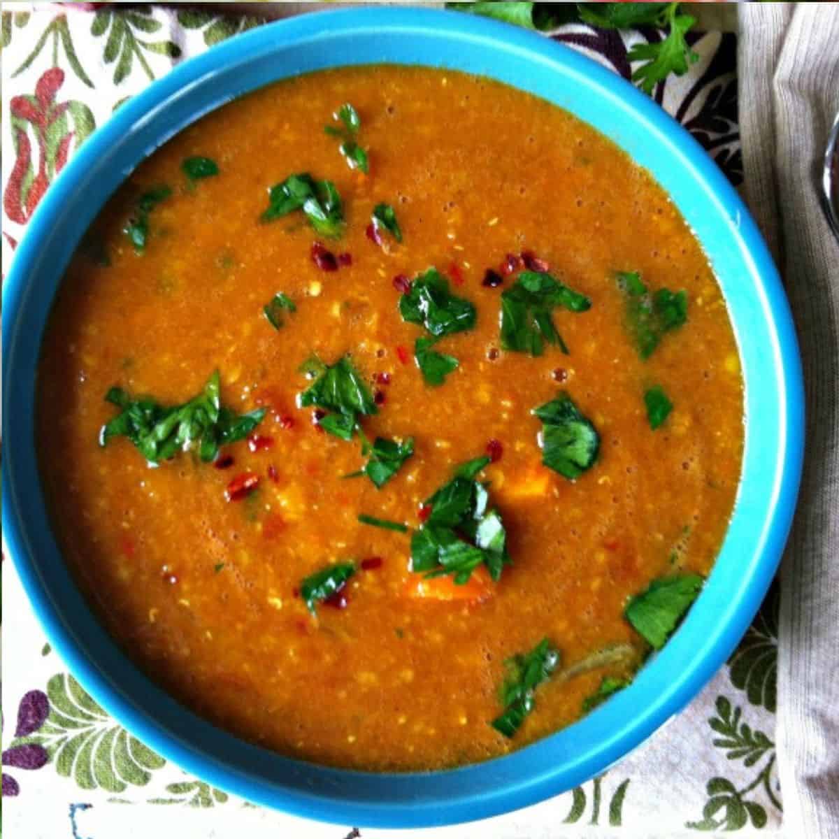 Moroccan Red Lentil Soup
