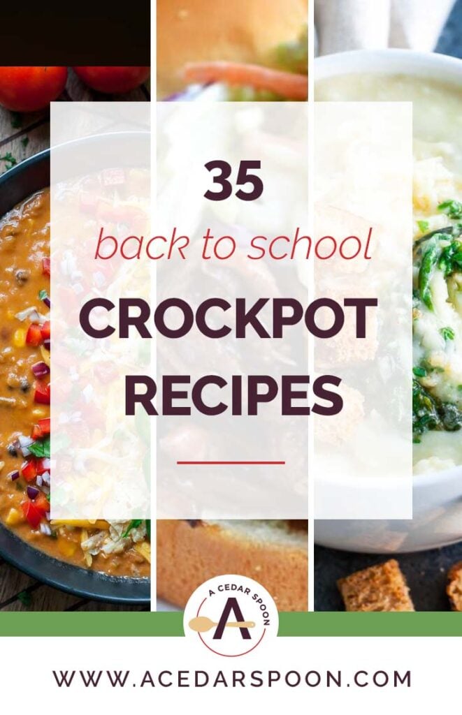 35 Back to School Crockpot Recipes