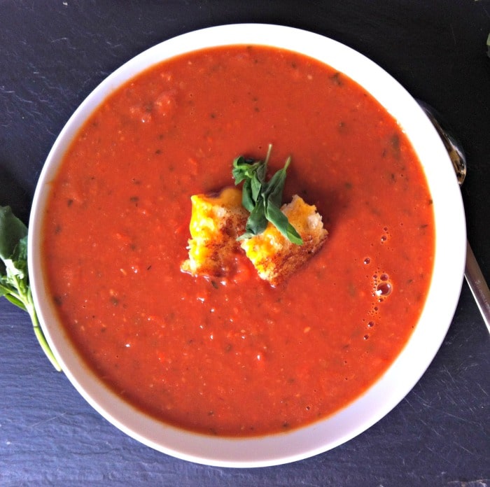 Tomato White Bean Soup + $50 Visa Gift Card Giveaway