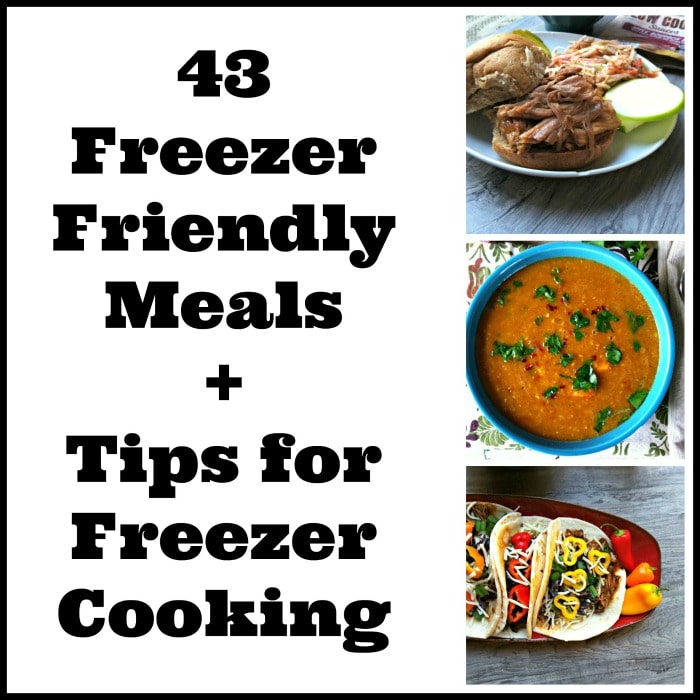 43 Freezer Friendly Recipes + Tips for Freezer Cooking