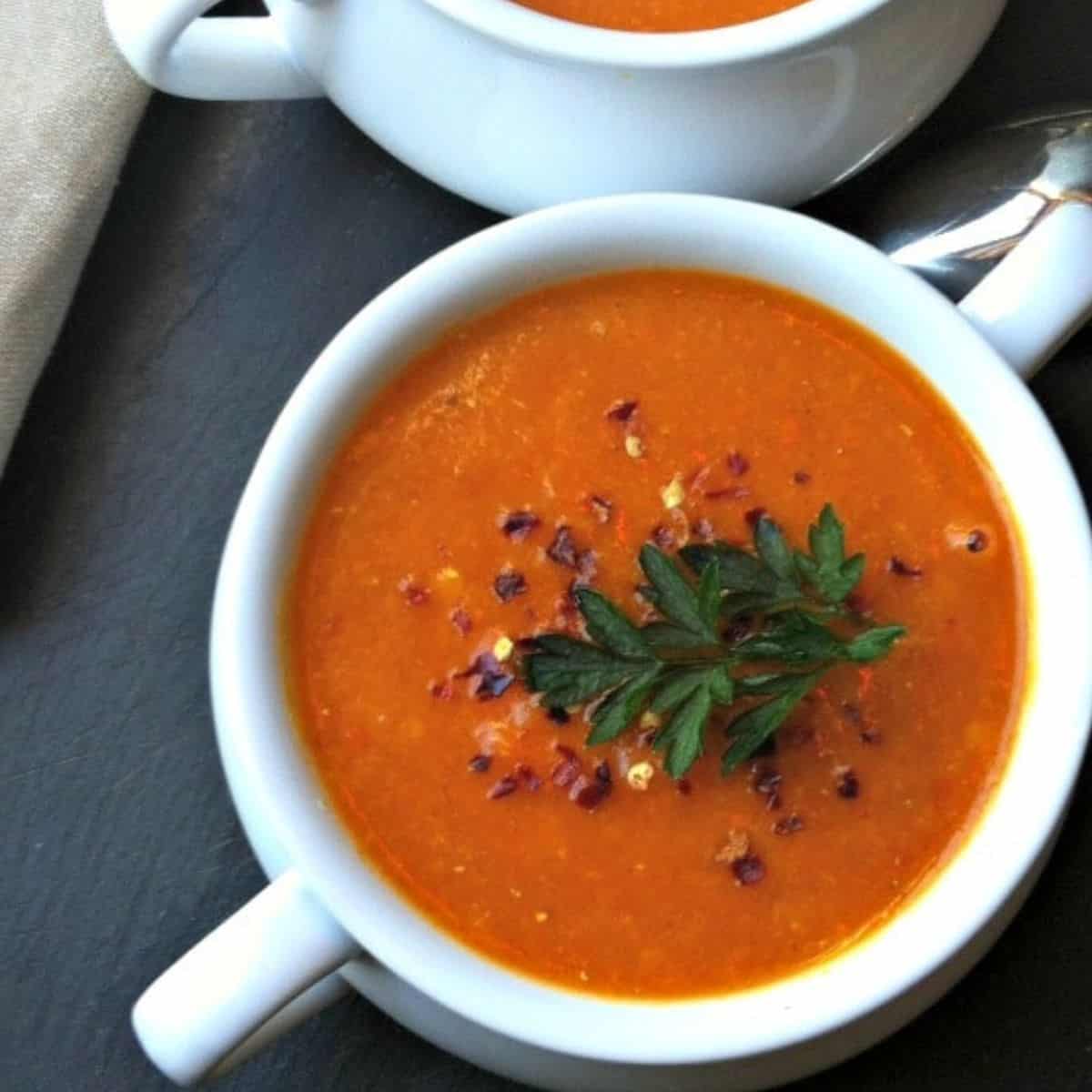 Red Lentil Coconut Soup