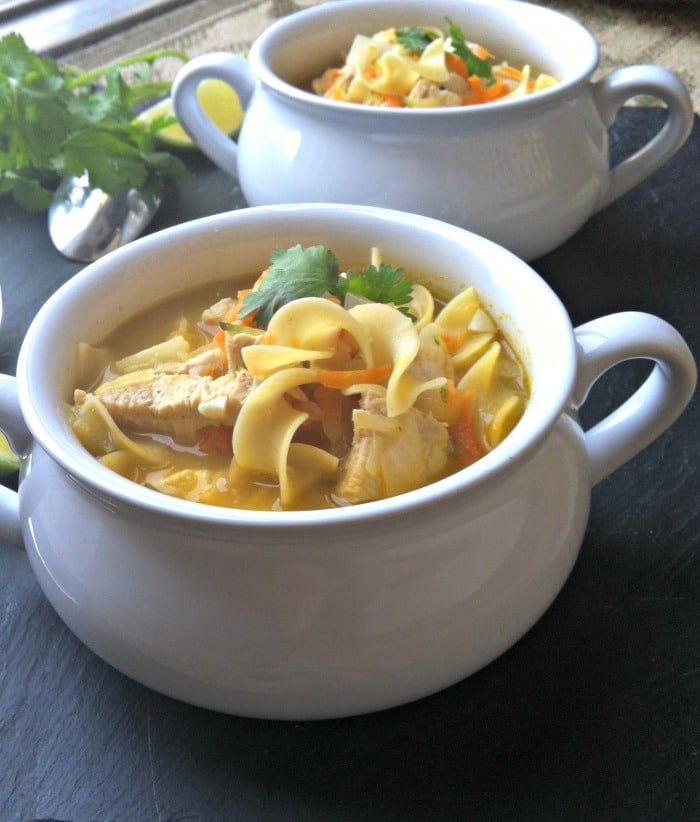 Sesame Ginger Chicken Noodle Soup