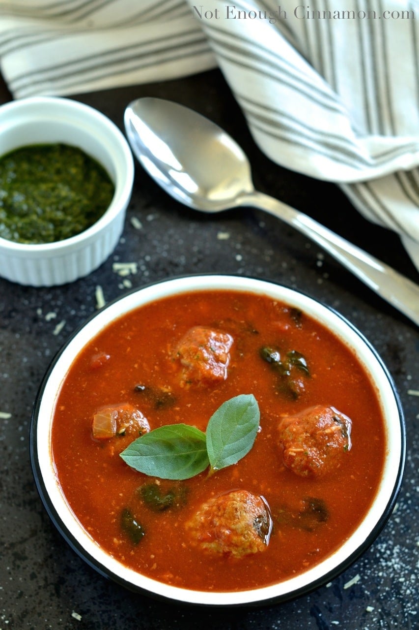 Spinach and Tomato Soup Recipe