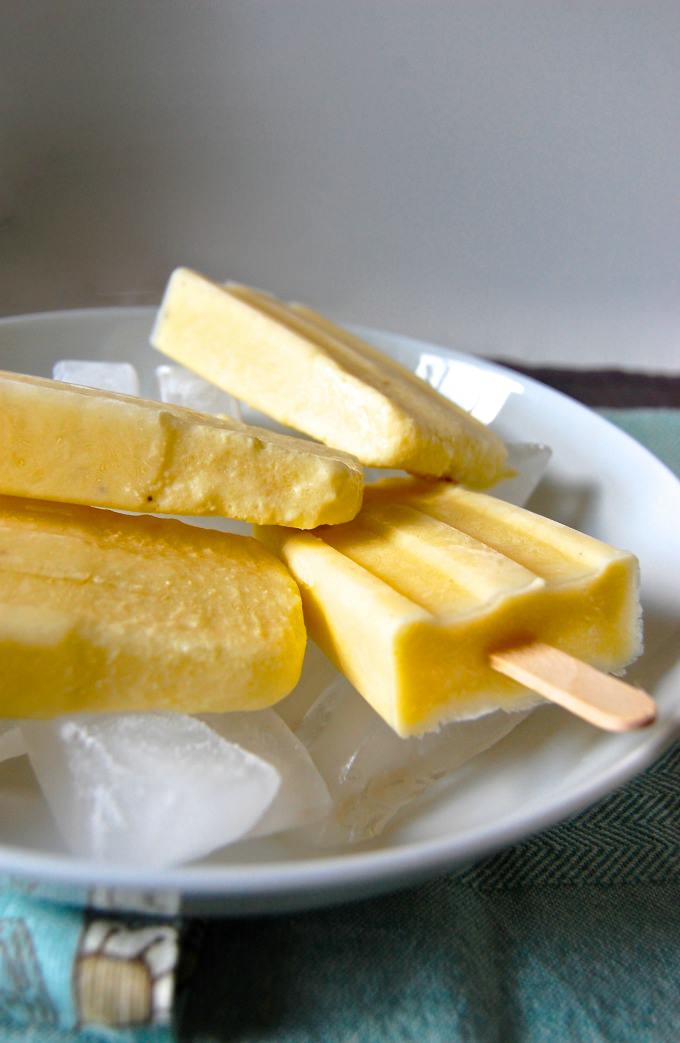Pina Colada Popsicles {Non-Alcoholic}