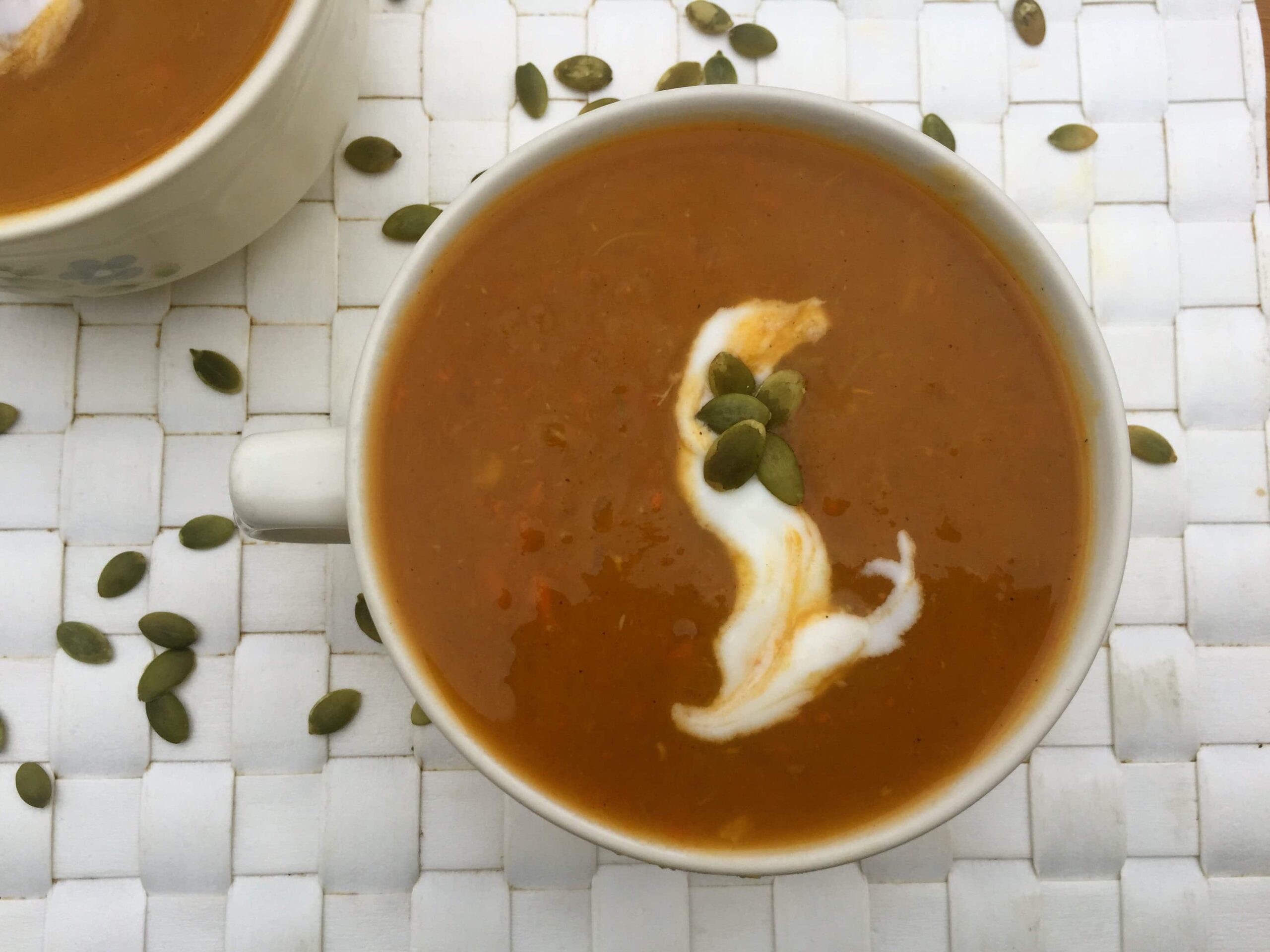 Slow Cooker Butternut Squash Sweet Potato Soup