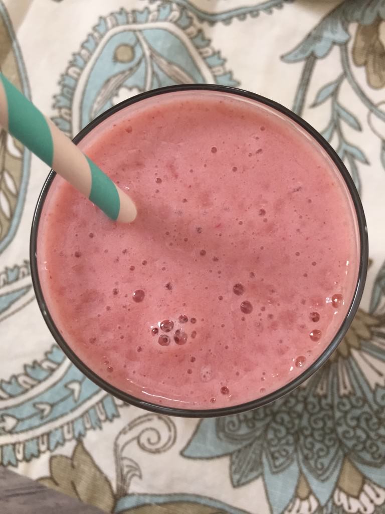 Strawberry Cantaloupe Smoothie
