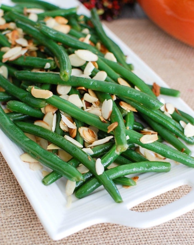 Green Beans with Brown Butter and Toasted Almonds