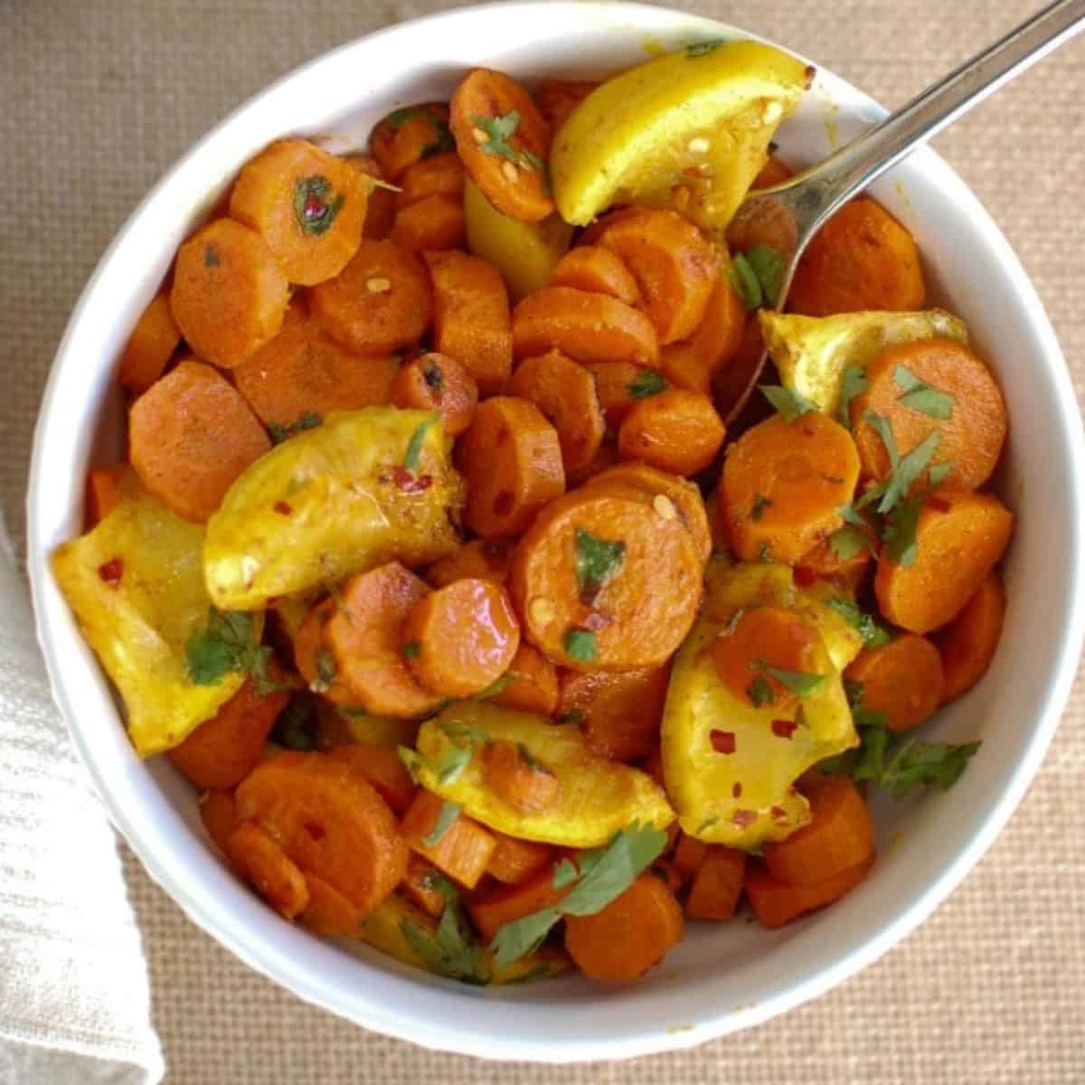 Moroccan Roasted Carrots