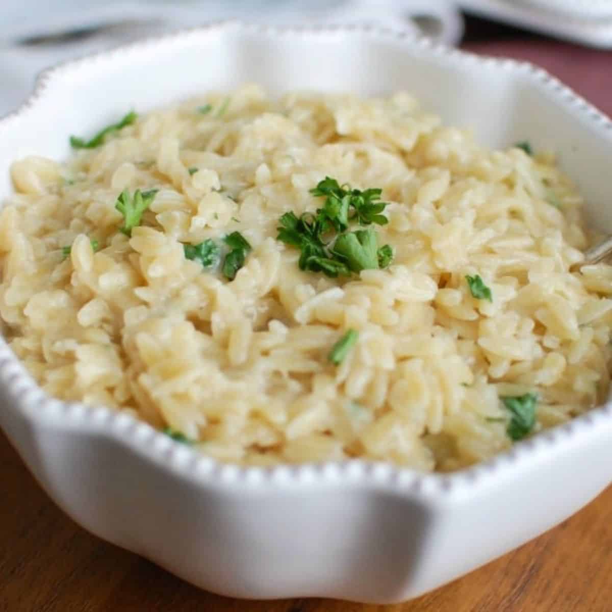 4 Ingredient Cheesy Orzo Recipe