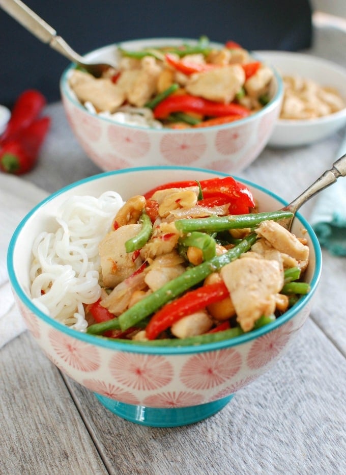 Lemongrass Chicken Noodle Bowls