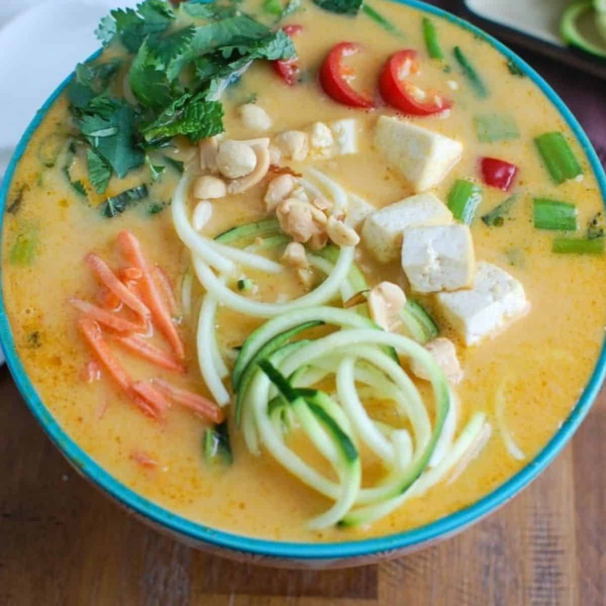 Coconut Zoodle Soup