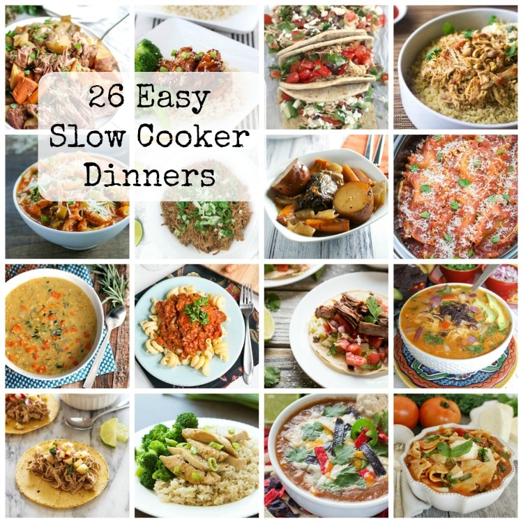 26 Easy Slow Cooker Dinners