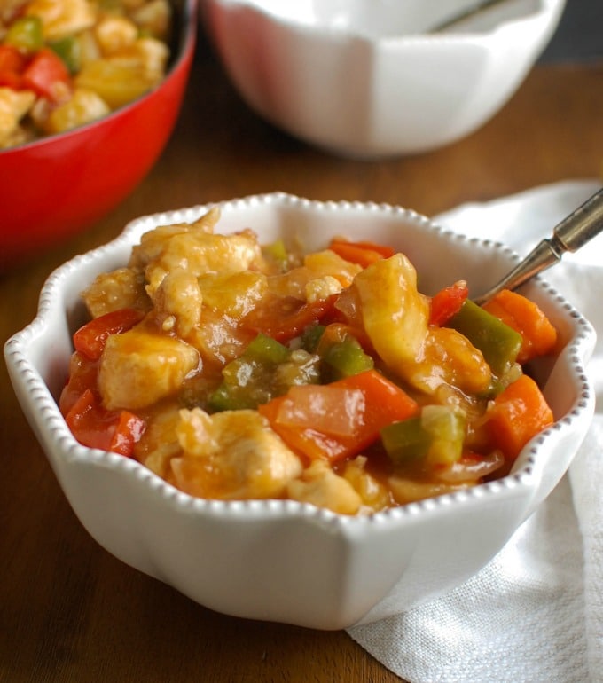 Lighter Sweet and Sour Chicken