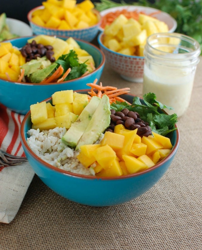 Tropical Coconut Rice Bowl