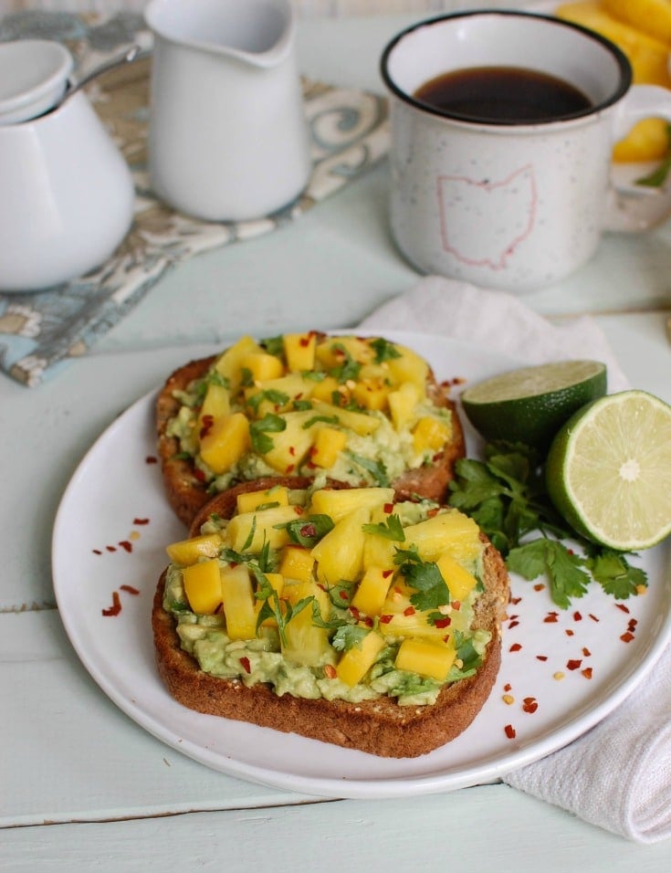 Tropical Avocado Toast