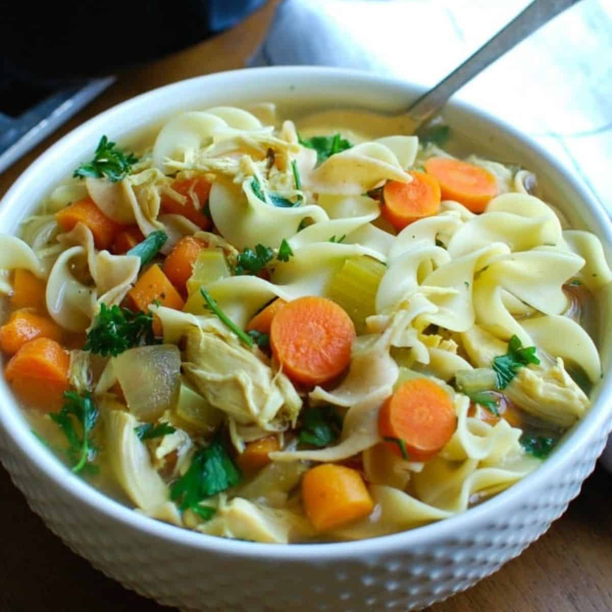 Slow Cooker Chicken Noodle Soup