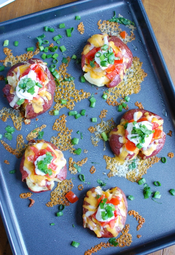 Loaded Smashed Potatoes