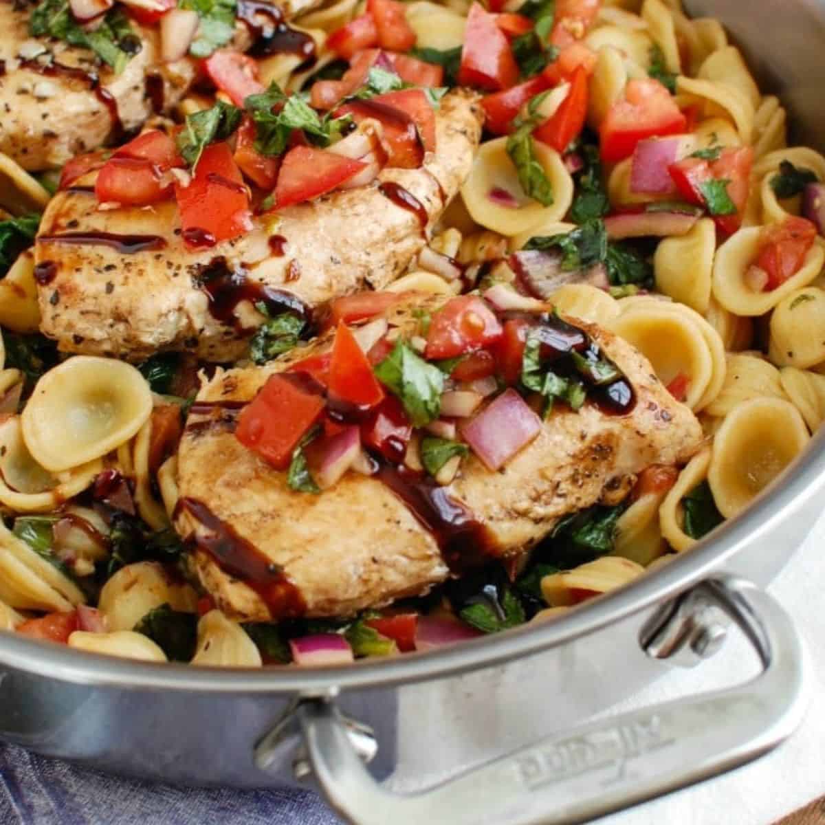 Bruschetta Chicken Pasta