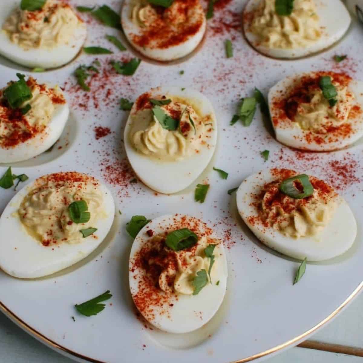 Southwestern Greek Yogurt Deviled Eggs