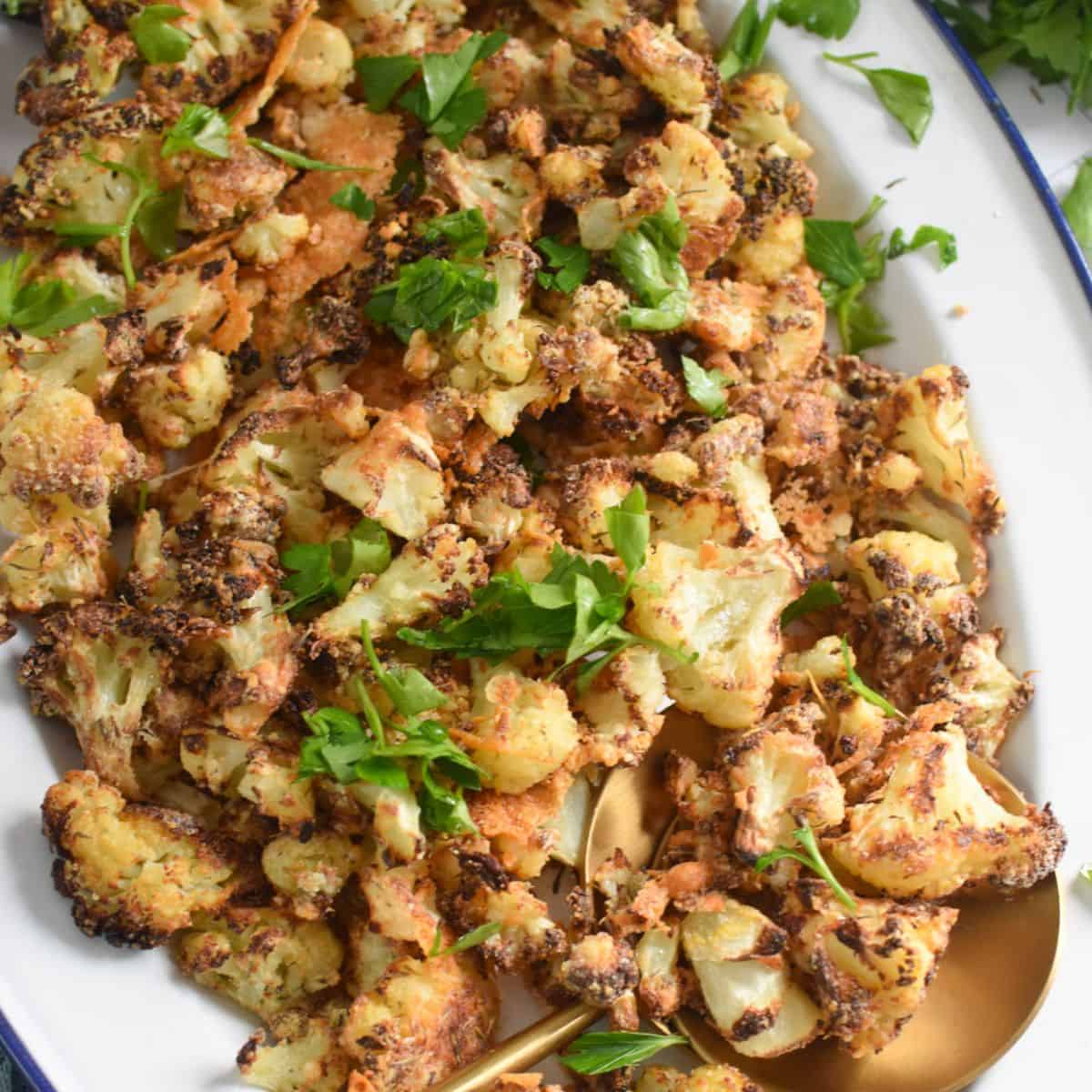 Parmesan Roasted Cauliflower