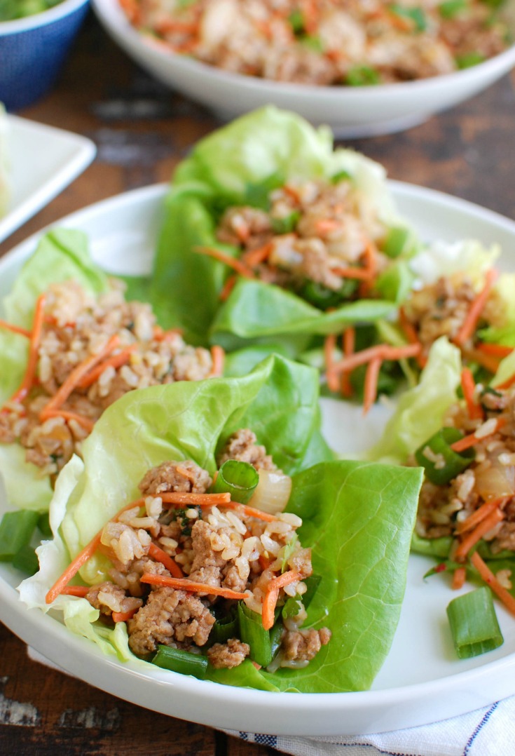 Asian Pork Lettuce Wraps