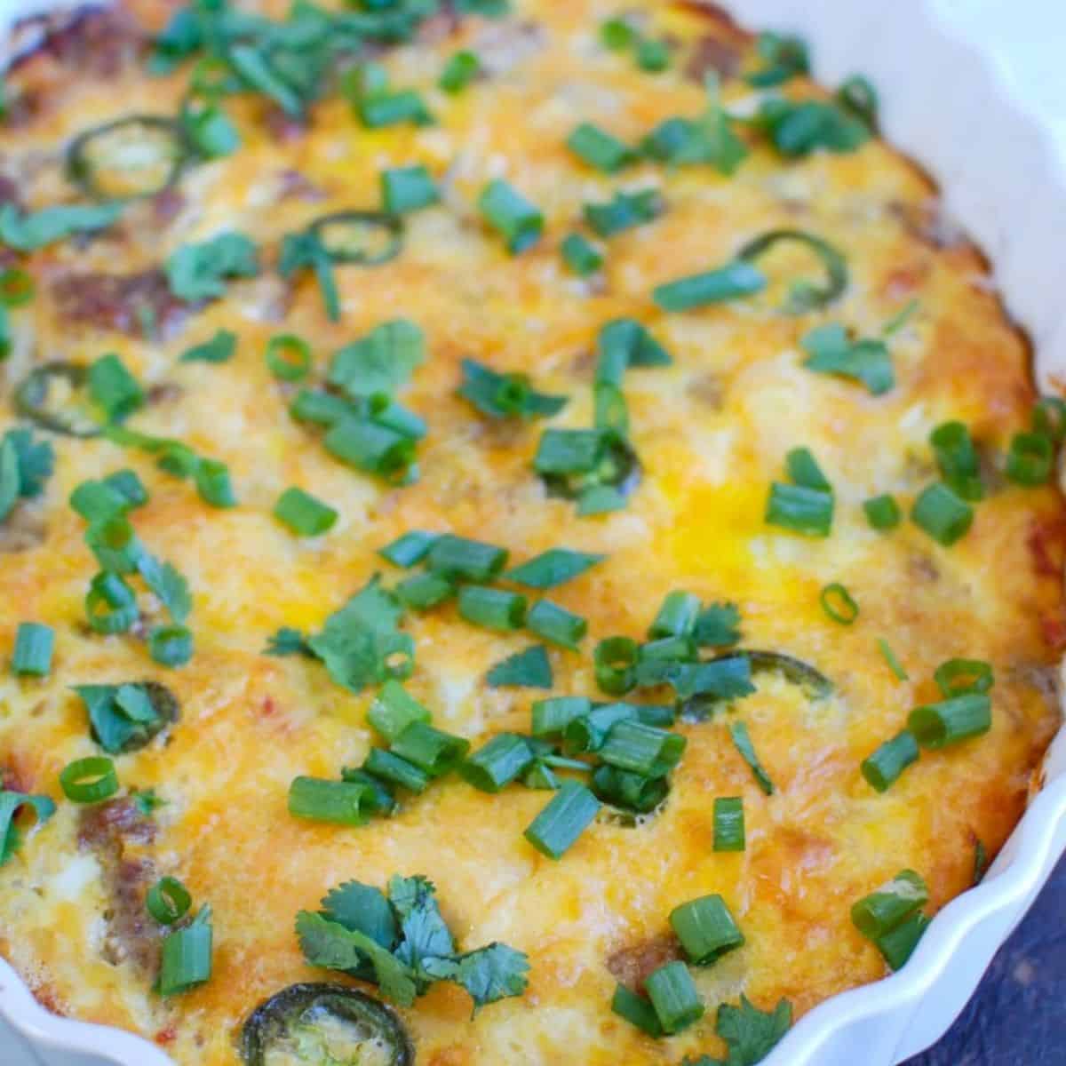 Southwestern Baked Breakfast Casserole