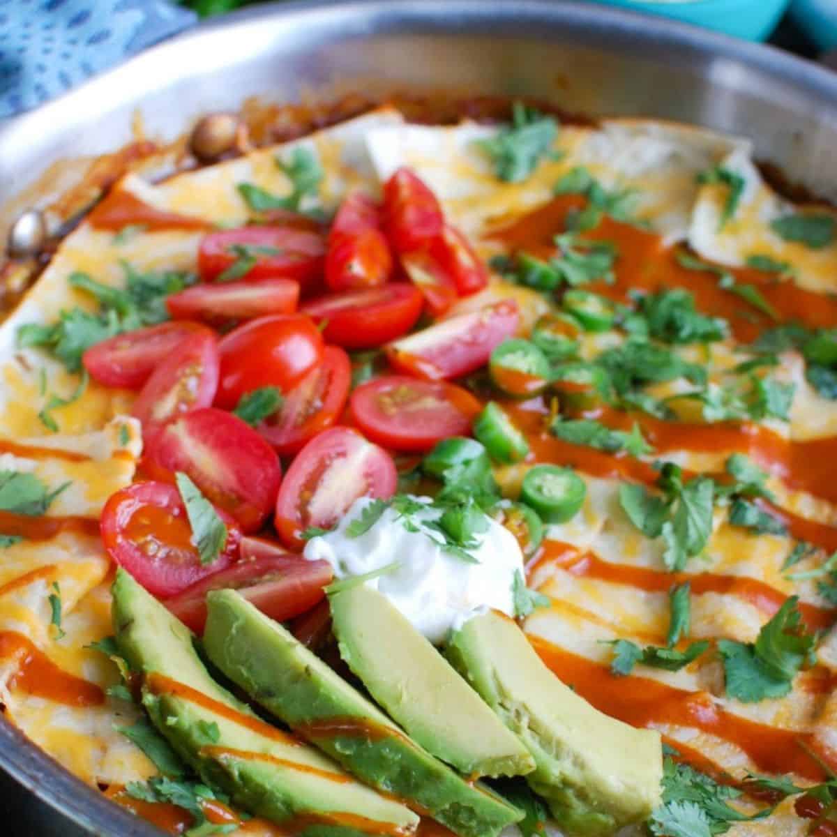 Beef Enchilada Casserole