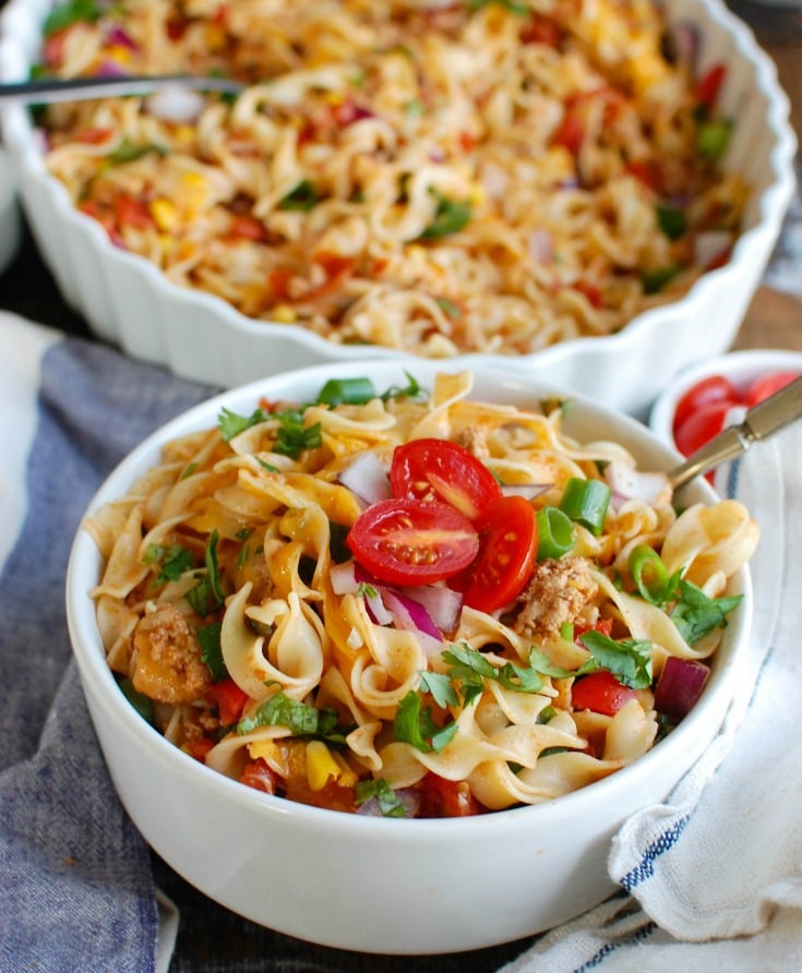 Easy Mexican Noodle Casserole
