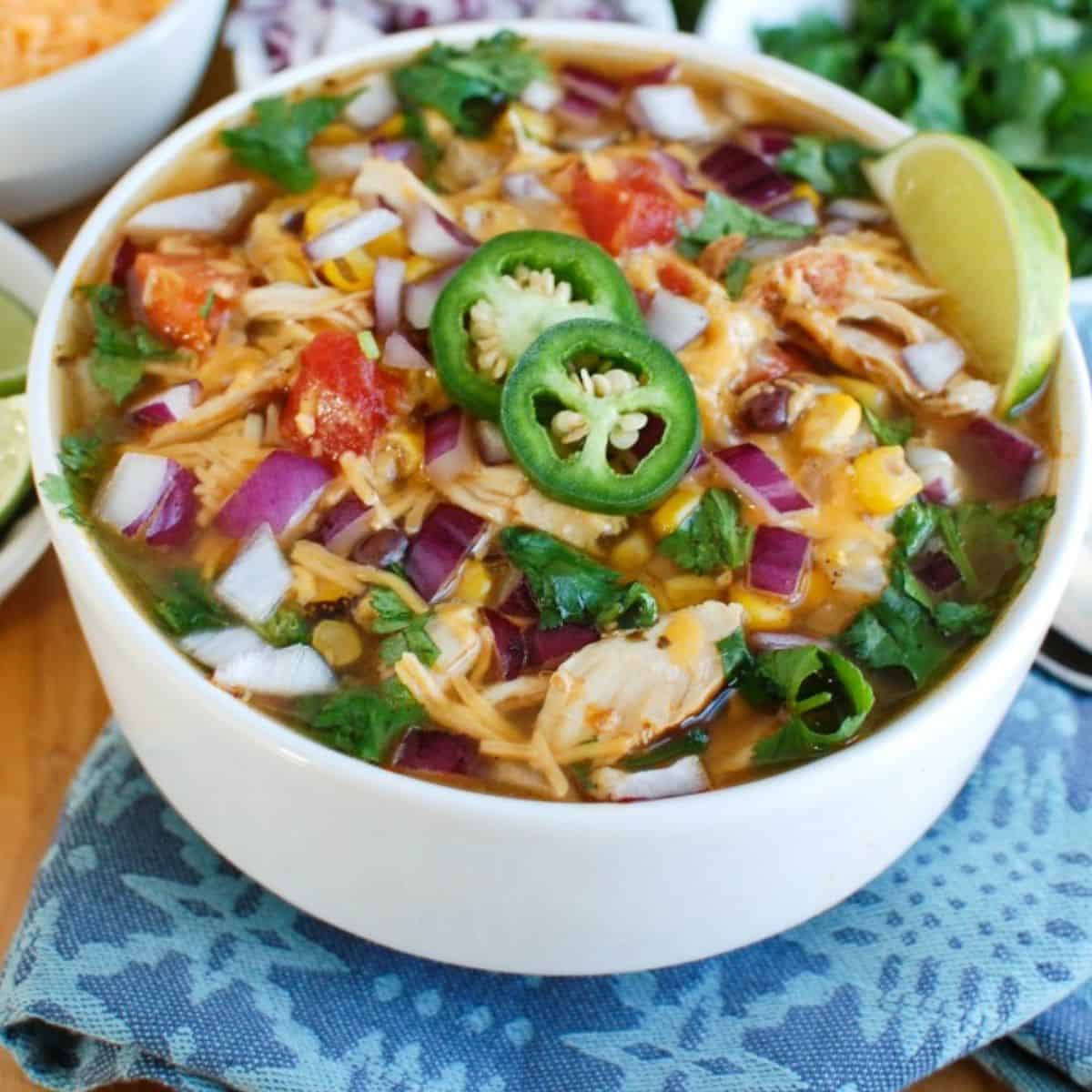 Instant Pot Chicken Tortilla Soup