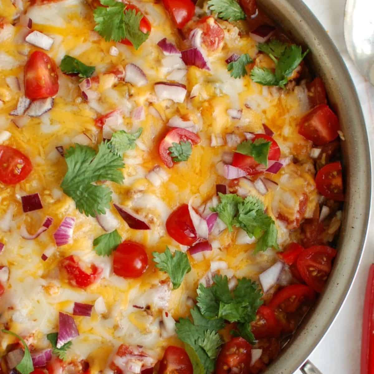 One Pot Mexican Stuffed Pepper Casserole