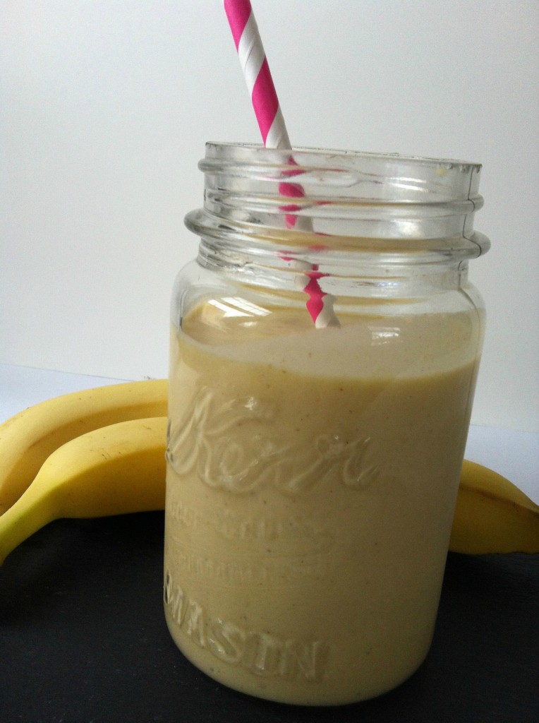 Mango Banana Oatmeal Breakfast Smoothie