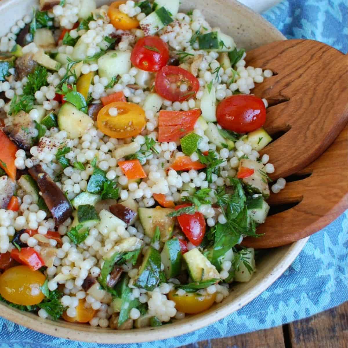 Mediterranean Grilled Vegetable Couscous Salad