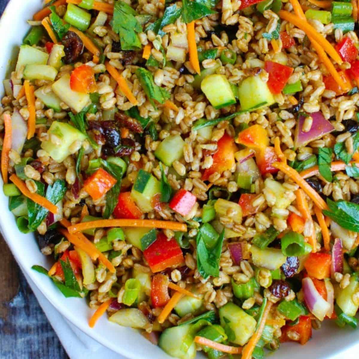 Easy Summer Farro Salad