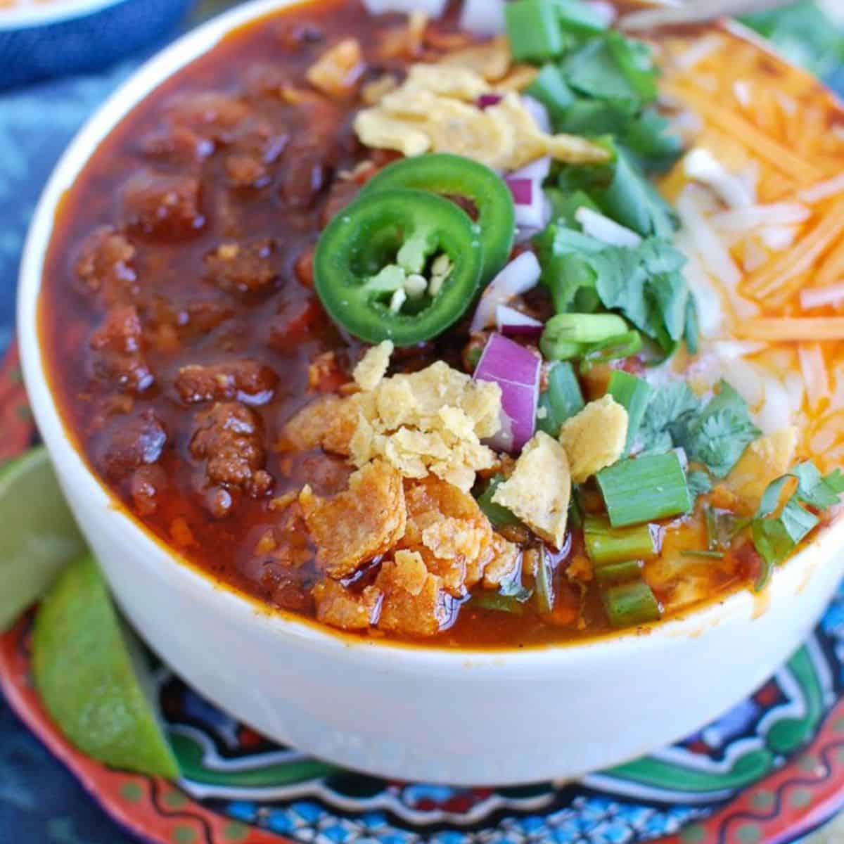 Easy Instant Pot Beef Chili