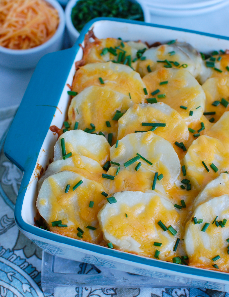 Spinach Artichoke Scalloped Potatoes