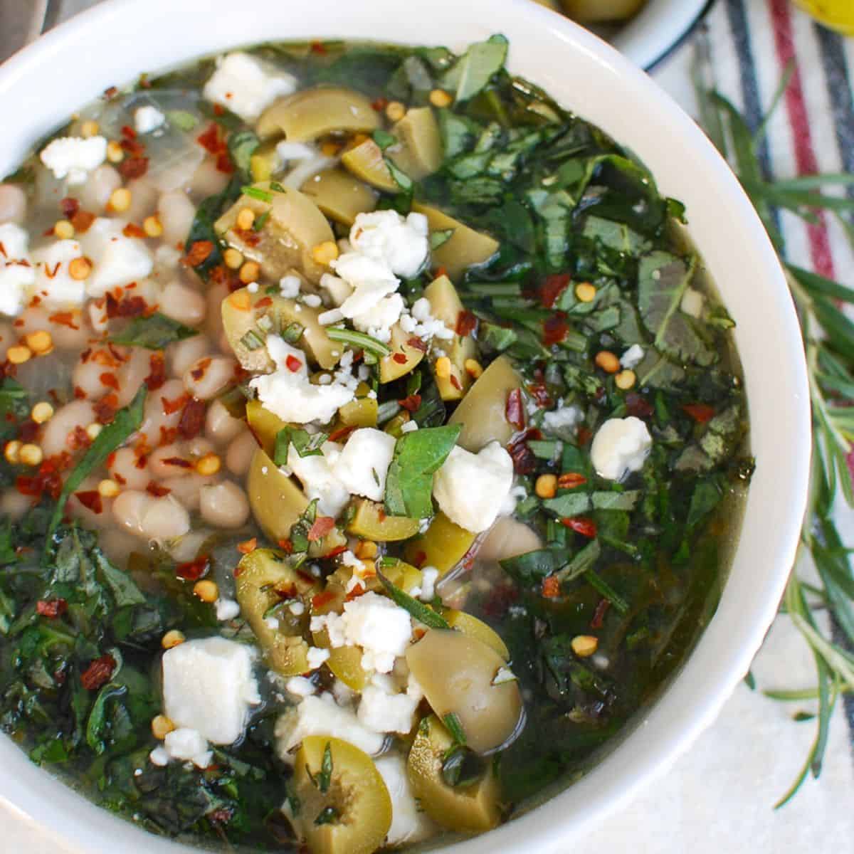 Mediterranean White Bean Soup