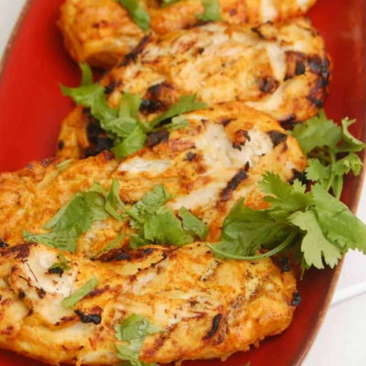 Tandoori Grilled Chicken with Yogurt Marinade