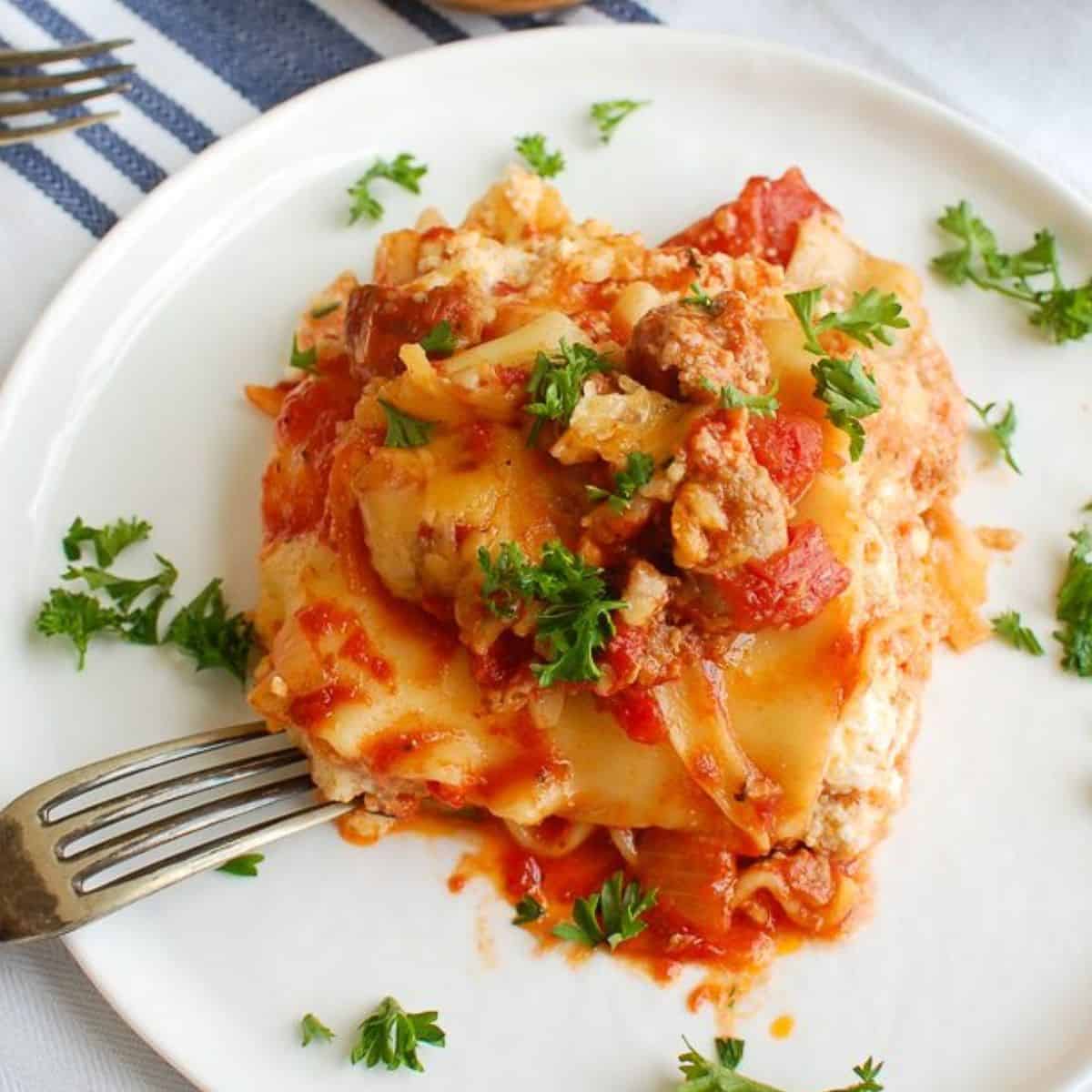 Slow Cooker Lasagna