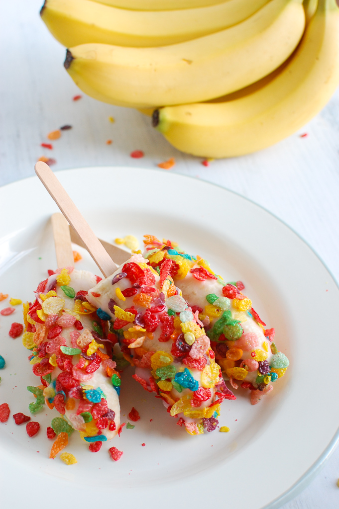 Banana Crunch Popsicle