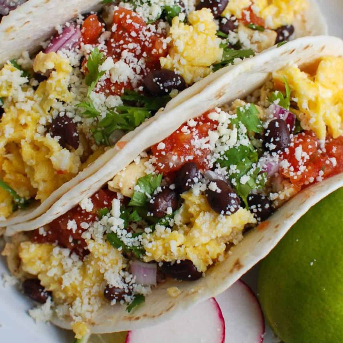 Southwest Breakfast Egg Tacos