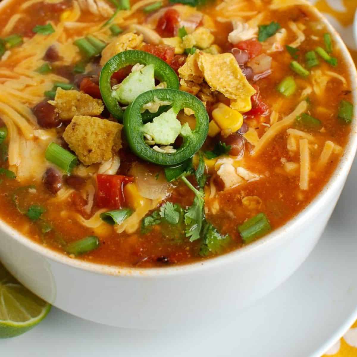 Chicken Enchilada Soup